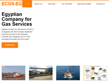 Tablet Screenshot of ecgs-eg.com